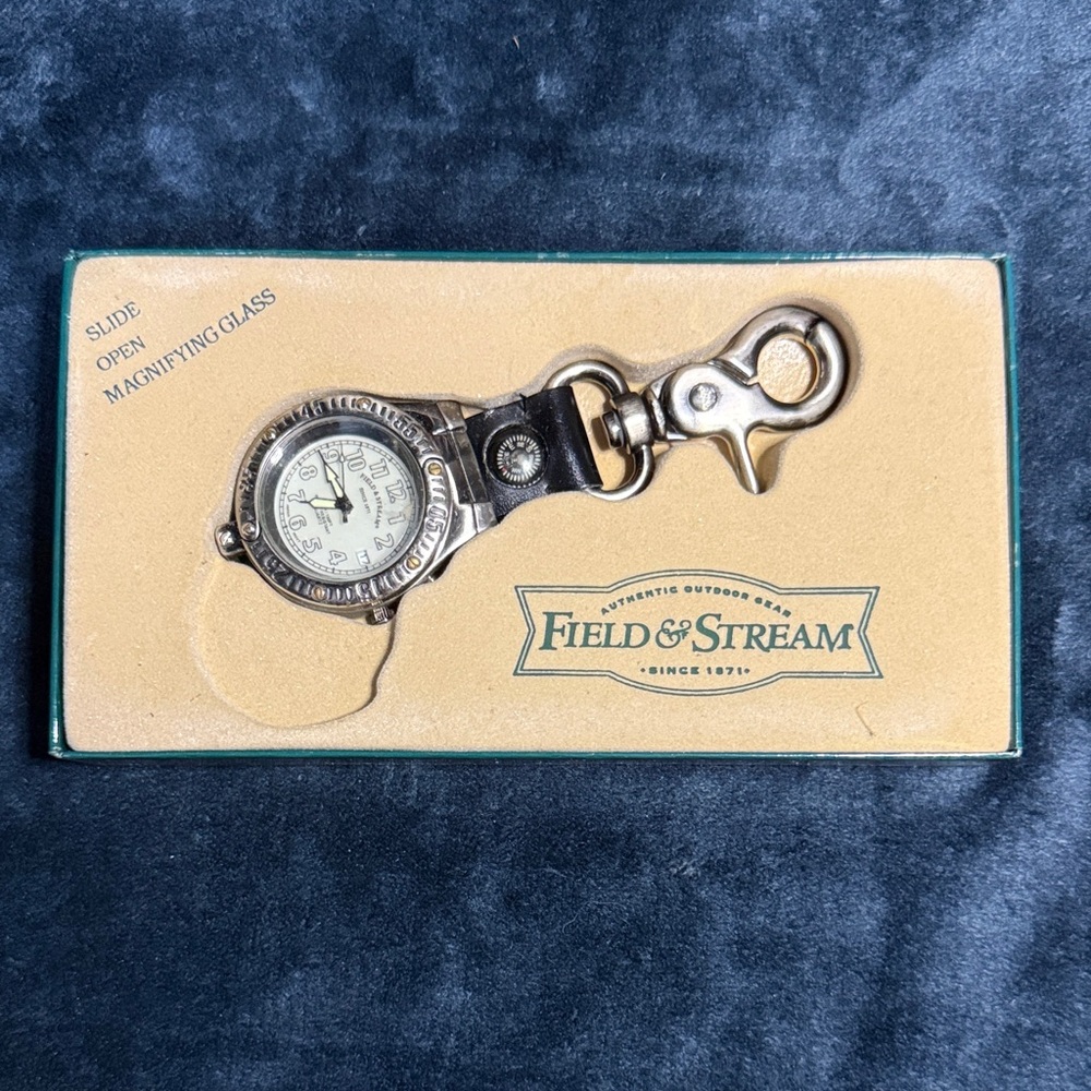 Field & Stream Silver Outdoor Clip Watch